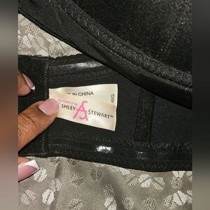 Ashley Stewart Black Butterfly Strapless Bra